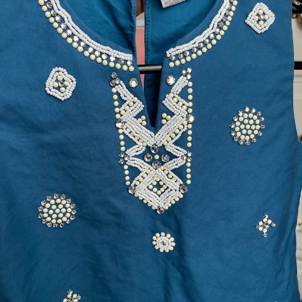 Crewcuts Teal Embellished Dress - Picture 7 of 7